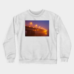 Bridge in the fog Crewneck Sweatshirt